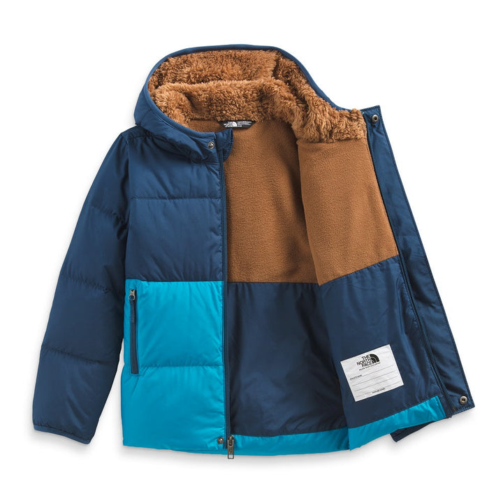 The North Face Kids North Down Hooded Jacket (Shady Blue) - FINAL SALE-Apparel-The North Face--babyandme.ca