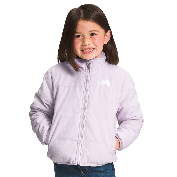 The North Face Kids Reversible Mossbud Jacket (Lavender Fog) - FINAL SALE-Apparel-The North Face--babyandme.ca
