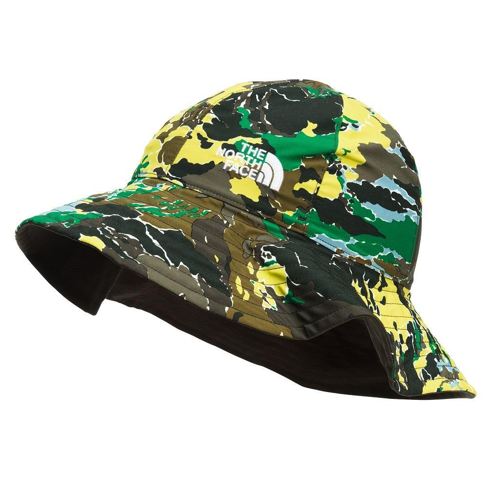 The North Face Littles Brimmer Hat (Sulphur Spring Green/Sulphur Print)-Apparel-The North Face--babyandme.ca
