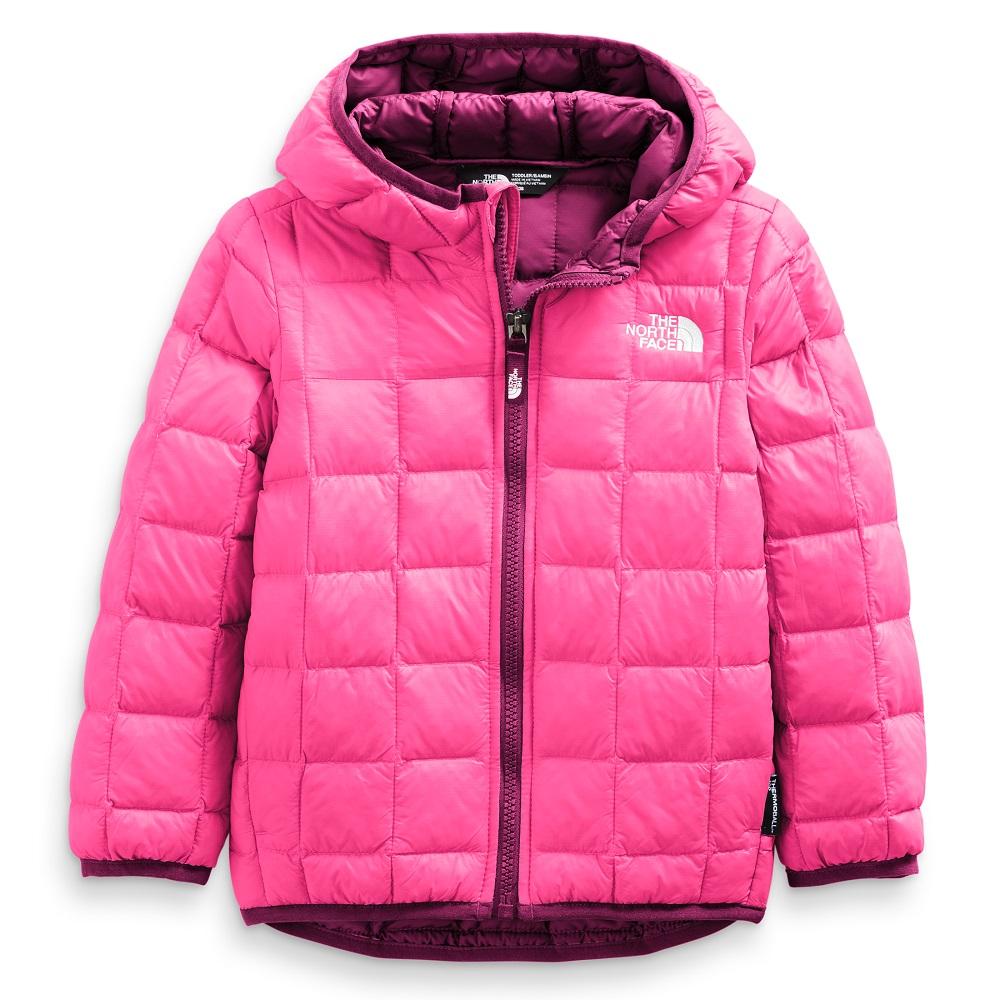 The North Face Toddler Thermoball Eco Hoodie Jacket (Cabaret Pink) - FINAL SALE-Apparel-The North Face--babyandme.ca