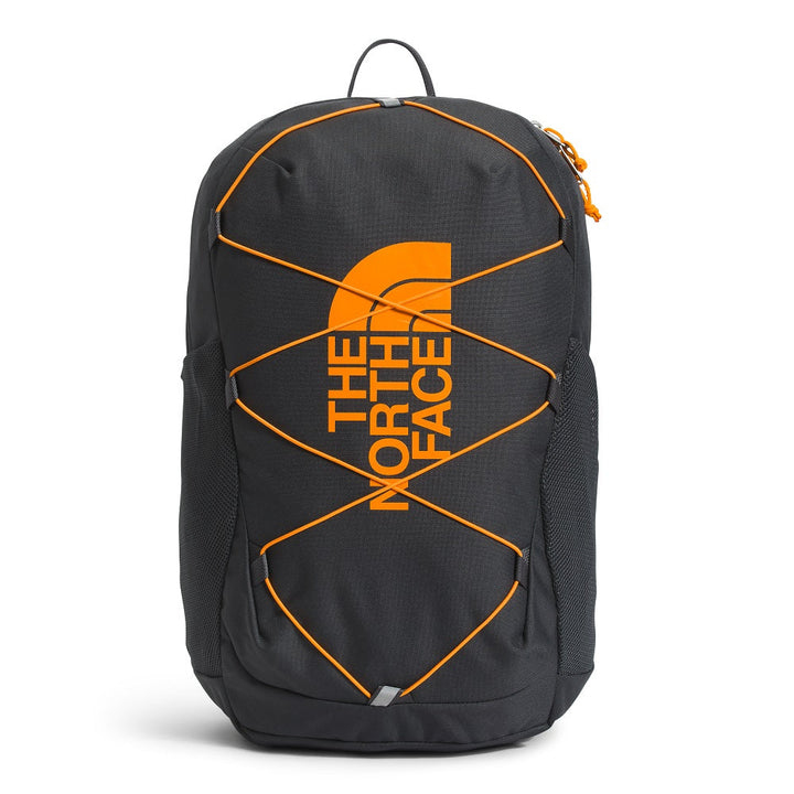 The North Face Youth Court Jester Backpack (Asphalt Grey/Cone Orange)-Apparel-The North Face-031316 AC-babyandme.ca