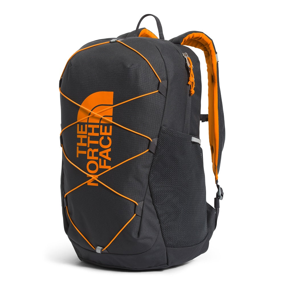 The North Face Youth Court Jester Backpack (Asphalt Grey/Cone Orange)-Apparel-The North Face-031316 AC-babyandme.ca