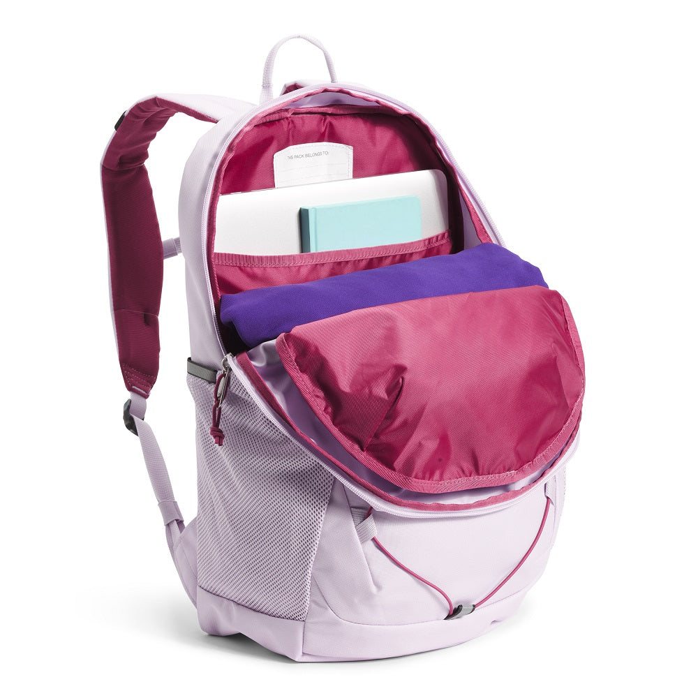 The North Face Youth Court Jester Backpack (Lavender Fog/Red Violet)-Apparel-The North Face-031316 LR-babyandme.ca