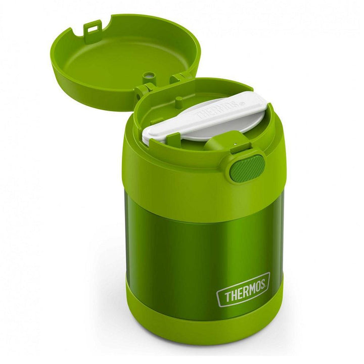 Thermos FUNtainer Stainless Steel Food Jar 10oz (Lime)-Feeding-Thermos-030026 LM-babyandme.ca