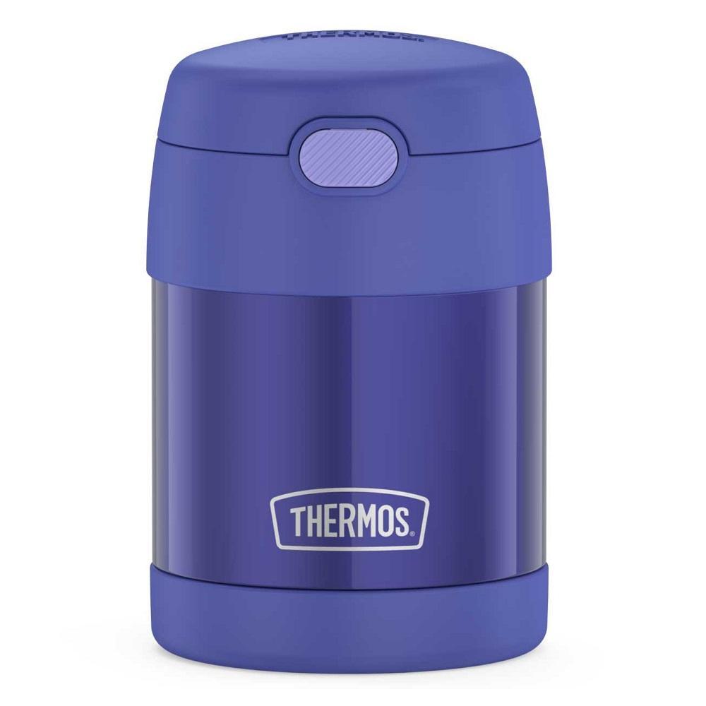 Thermos FUNtainer Stainless Steel Food Jar 10oz (Purple)-Feeding-Thermos-030026 PU-babyandme.ca