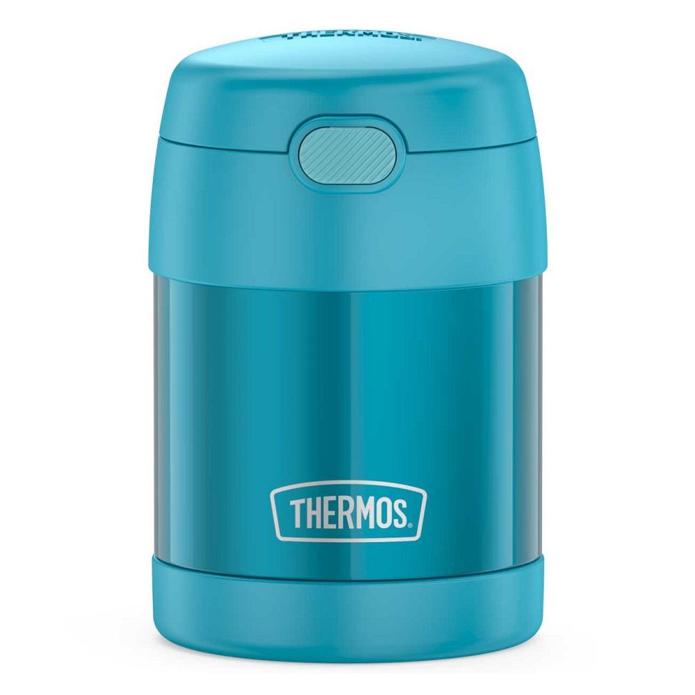 Thermos FUNtainer Stainless Steel Food Jar 10oz (Teal)-Feeding-Thermos-030026 TL-babyandme.ca