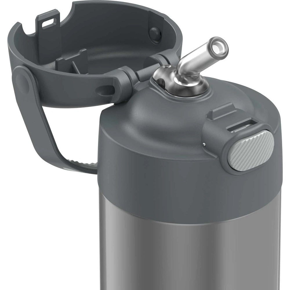 Thermos FUNtainer Water Bottle 12oz (Grey)-Feeding-Thermos-030027 GY-babyandme.ca