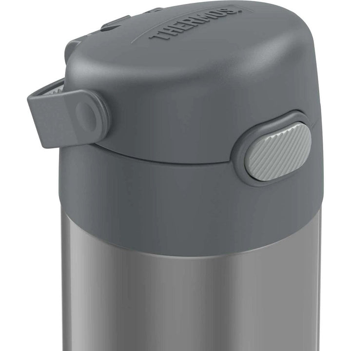 Thermos FUNtainer Water Bottle 12oz (Grey)-Feeding-Thermos-030027 GY-babyandme.ca