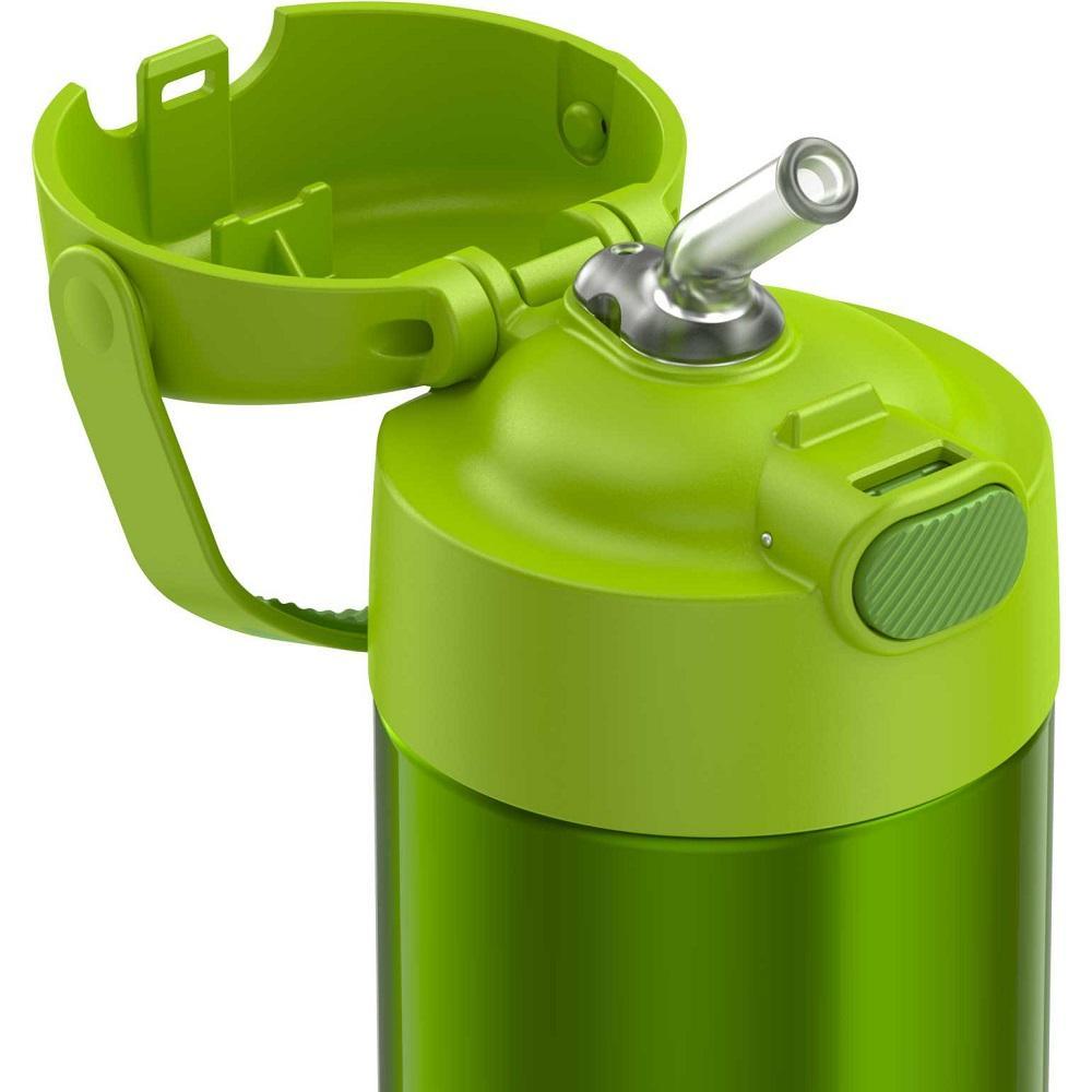Thermos FUNtainer Water Bottle 12oz (Lime)-Feeding-Thermos-030027 LM-babyandme.ca