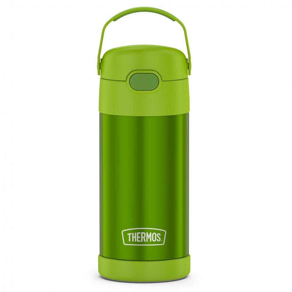 Thermos FUNtainer Water Bottle 12oz (Lime)-Feeding-Thermos-030027 LM-babyandme.ca