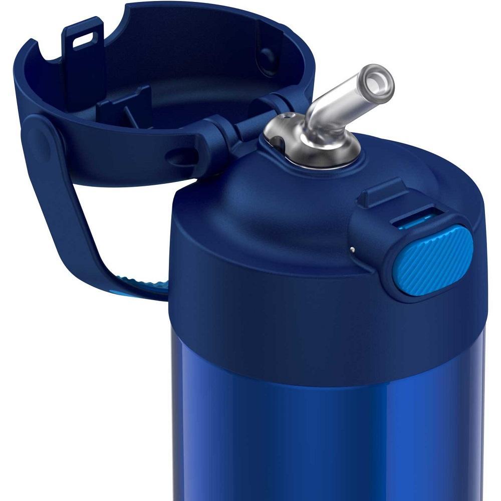 Thermos FUNtainer Water Bottle 12oz (Navy)-Feeding-Thermos-030027 NY-babyandme.ca