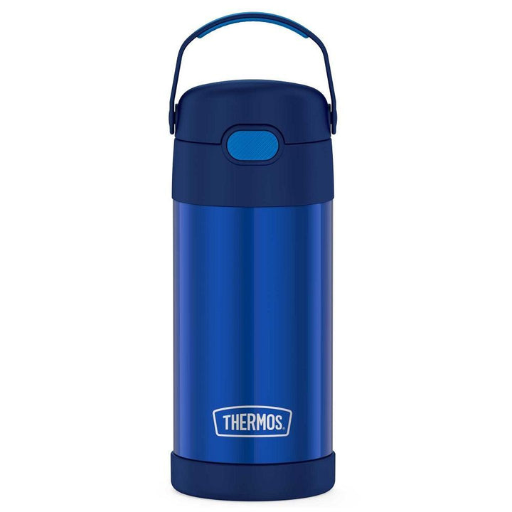 Thermos FUNtainer Water Bottle 12oz (Navy)-Feeding-Thermos-030027 NY-babyandme.ca