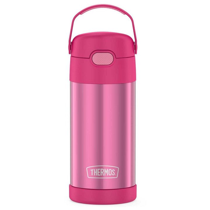Thermos FUNtainer Water Bottle 12oz (Pink)-Feeding-Thermos-030027 PK-babyandme.ca