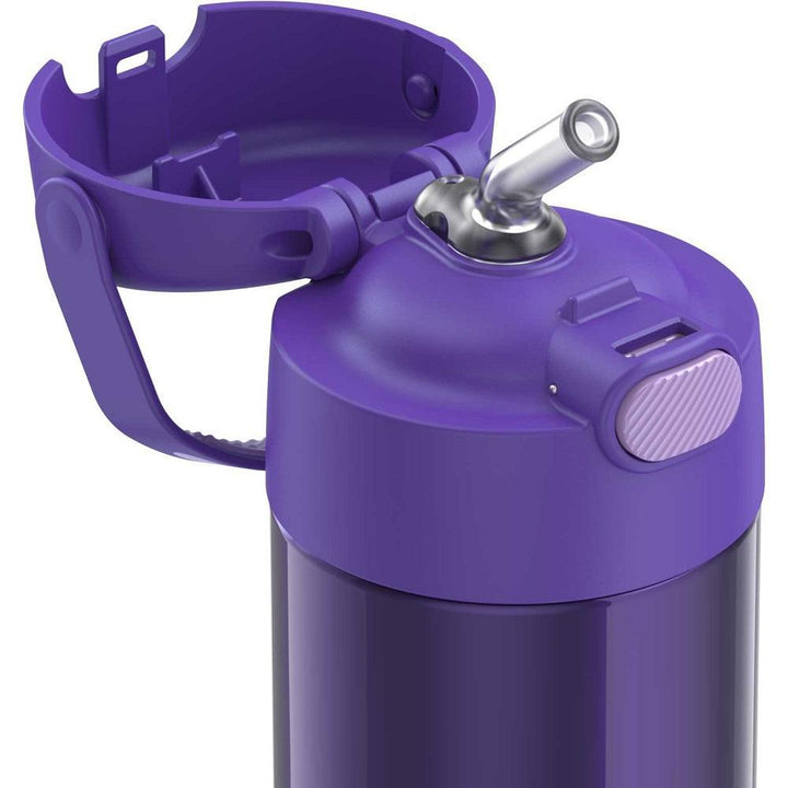 Thermos FUNtainer Water Bottle 12oz (Purple)-Feeding-Thermos-030027 PU-babyandme.ca