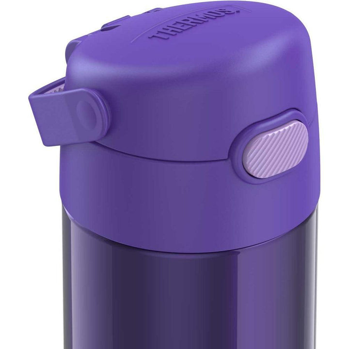 Thermos FUNtainer Water Bottle 12oz (Purple)-Feeding-Thermos-030027 PU-babyandme.ca