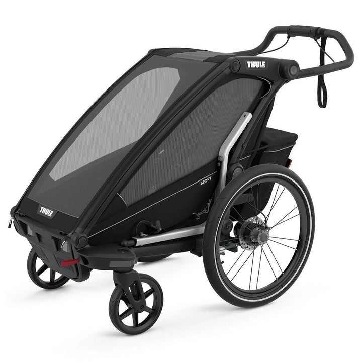 Thule Chariot Sport (Midnight Black/Black)-Gear-Thule-028415 MB-babyandme.ca