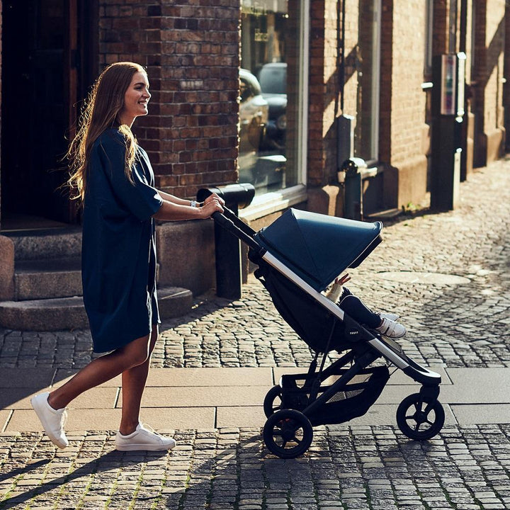 Thule Spring (Grey Melange/Black)-Gear-Thule-027140 GM-babyandme.ca