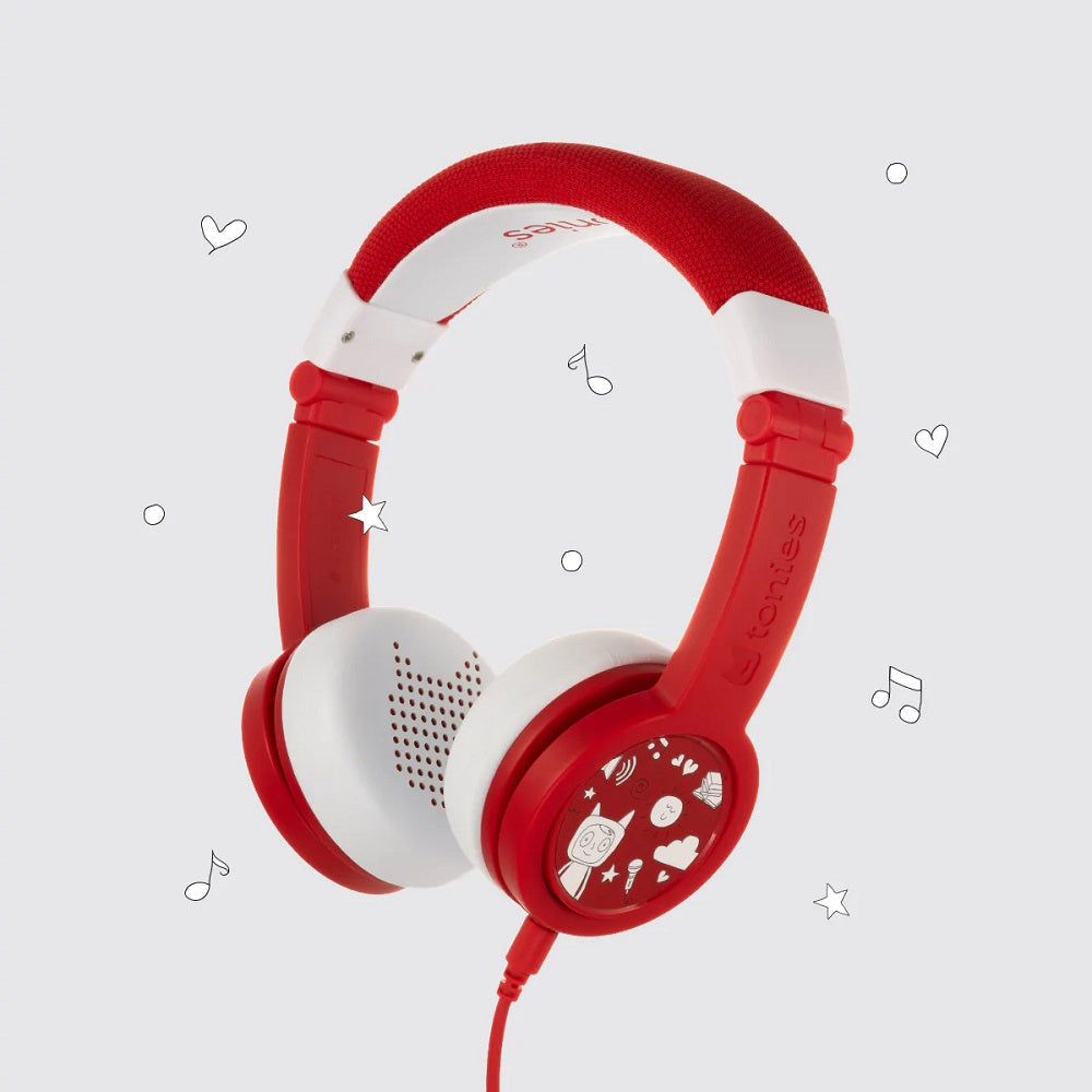 Tonies Headphones (Red)-Toys & Learning-Tonies-031054 RD-babyandme.ca