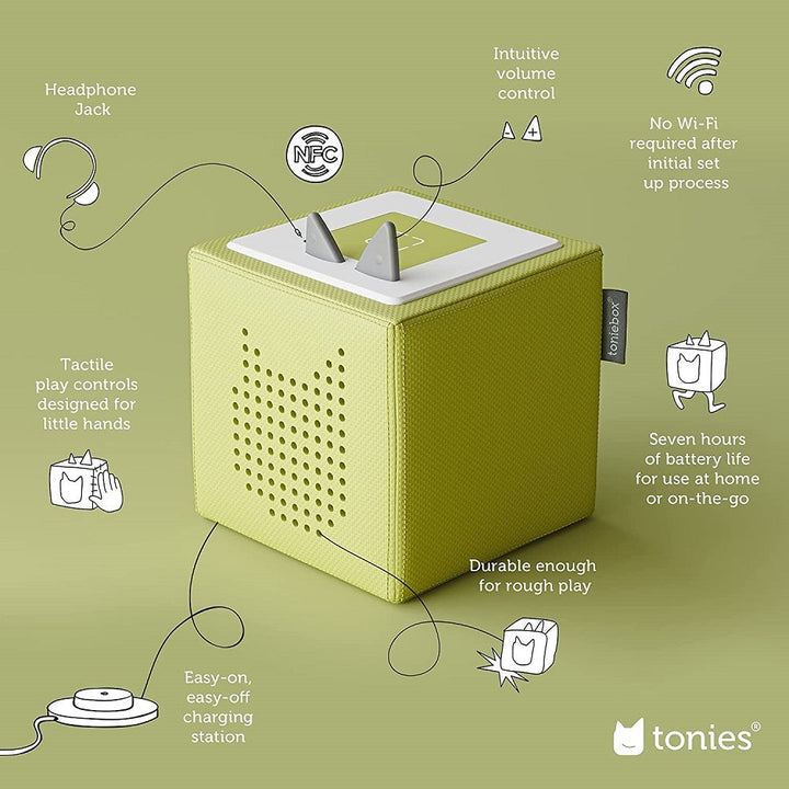 Tonies Toniebox Starter Set (Green)-Toys & Learning-Tonies-031051 GN-babyandme.ca