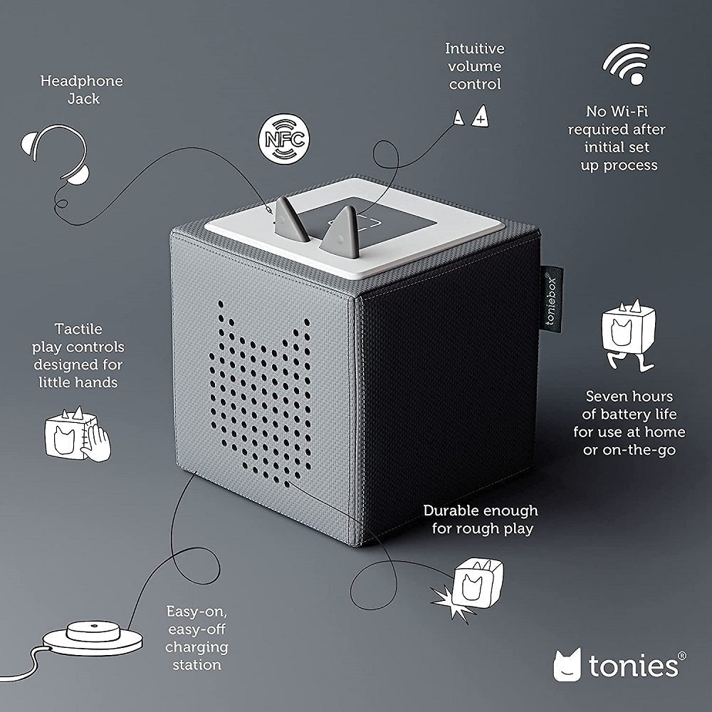 Tonies Toniebox Starter Set (Grey)-Toys & Learning-Tonies-031051 GY-babyandme.ca