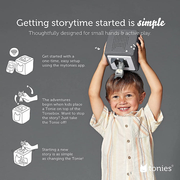 Tonies Toniebox Starter Set (Grey)-Toys & Learning-Tonies-031051 GY-babyandme.ca