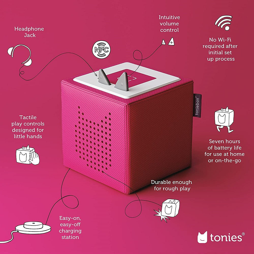 Tonies Toniebox Starter Set (Pink)-Toys & Learning-Tonies-031051 PK-babyandme.ca