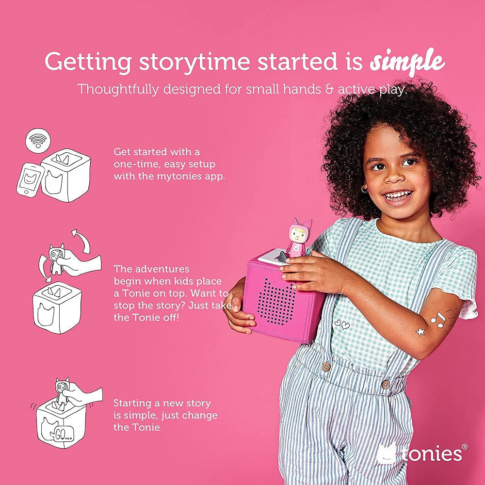 Tonies Toniebox Starter Set (Pink)-Toys & Learning-Tonies-031051 PK-babyandme.ca