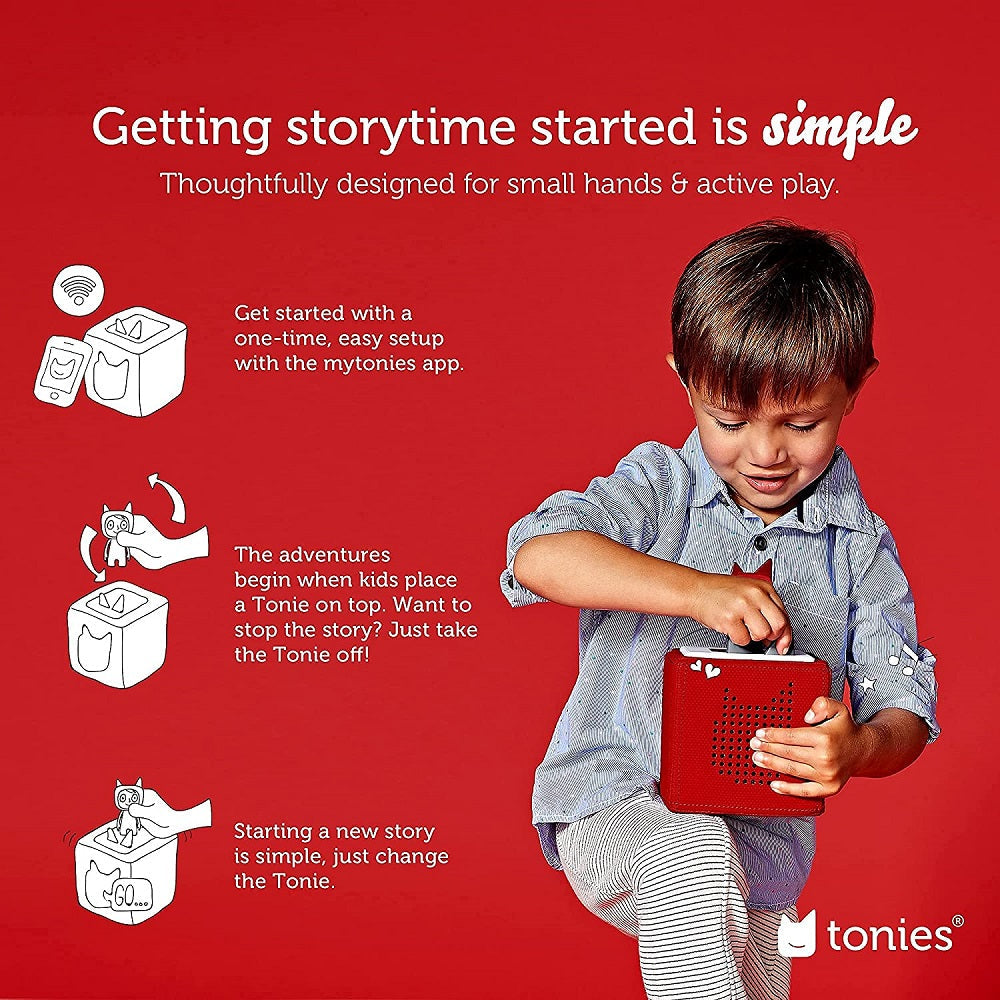 Tonies Toniebox Starter Set (Red)-Toys & Learning-Tonies-031051 RD-babyandme.ca