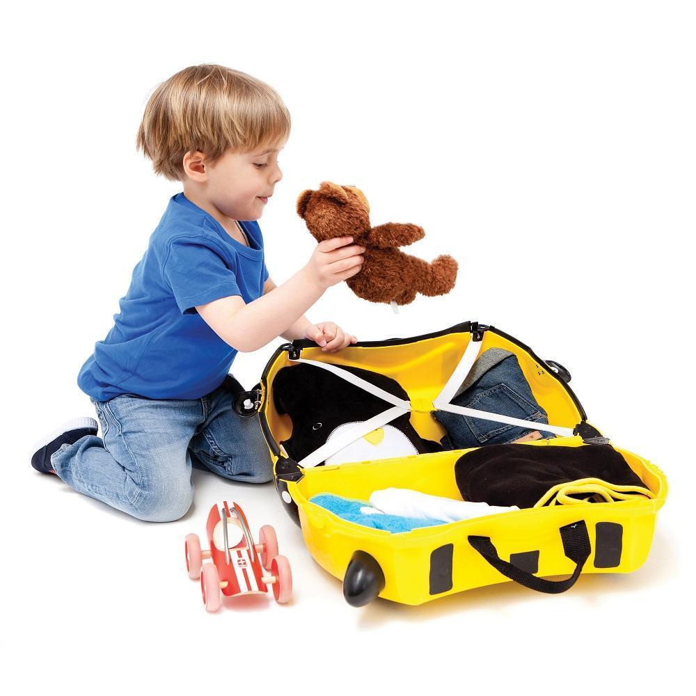 Trunki Ride-On Suitcase (Bernard Bee)-Toys & Learning-Trunki-011089 BE-babyandme.ca