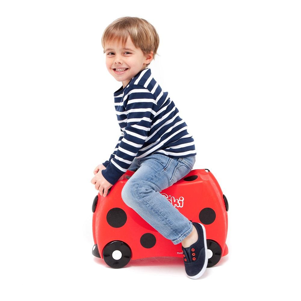Trunki Ride-On Suitcase (Harley Ladybug)-Toys & Learning-Trunki-011089 LB-babyandme.ca