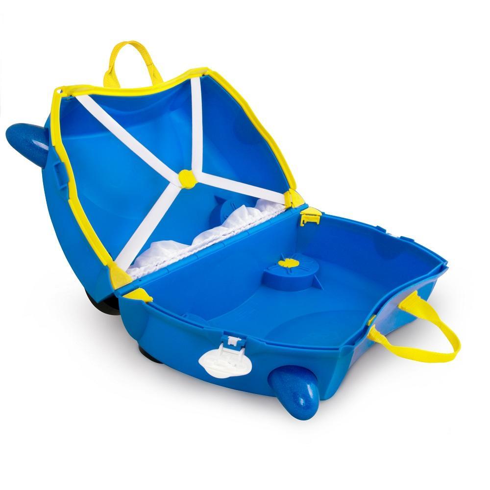 Trunki Ride-On Suitcase (Percy the Police Car)-Toys & Learning-Trunki-011089 PP-babyandme.ca