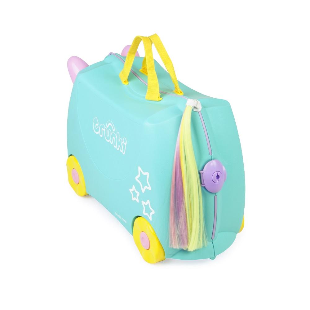 Trunki Ride-On Suitcase (Una the Unicorn)-Toys & Learning-Trunki-011089 UN-babyandme.ca