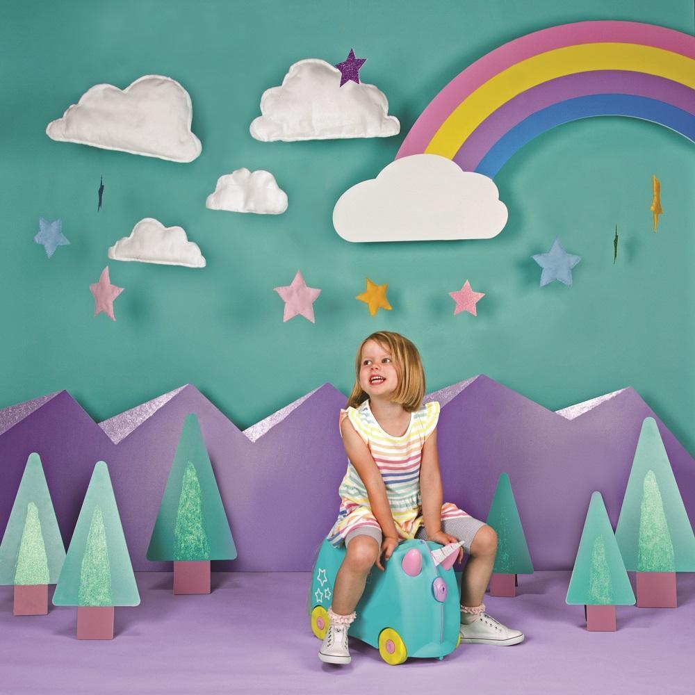 Trunki Ride-On Suitcase (Una the Unicorn)-Toys & Learning-Trunki-011089 UN-babyandme.ca