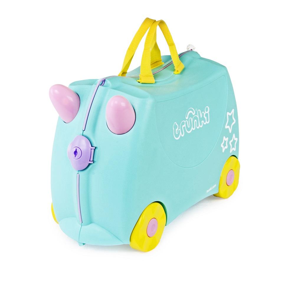 Trunki Ride-On Suitcase (Una the Unicorn)-Toys & Learning-Trunki-011089 UN-babyandme.ca