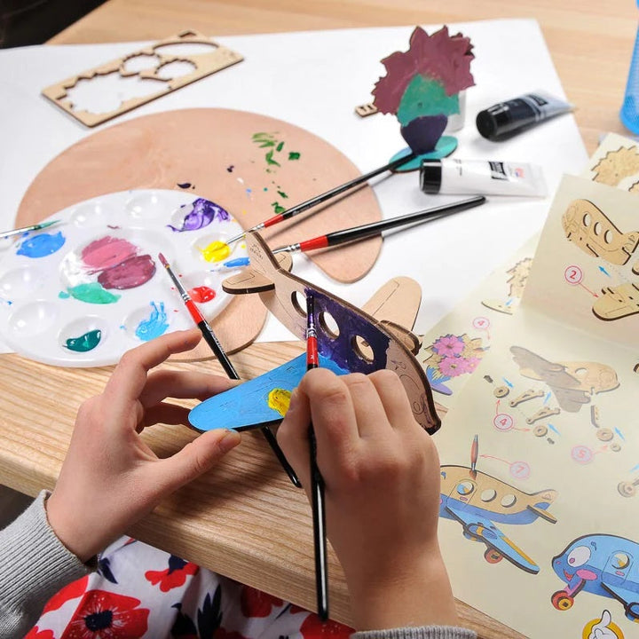 UGears 4Kids Colouring Model (Airplane) - FINAL SALE-Toys & Learning-UGears-031120 AP-babyandme.ca