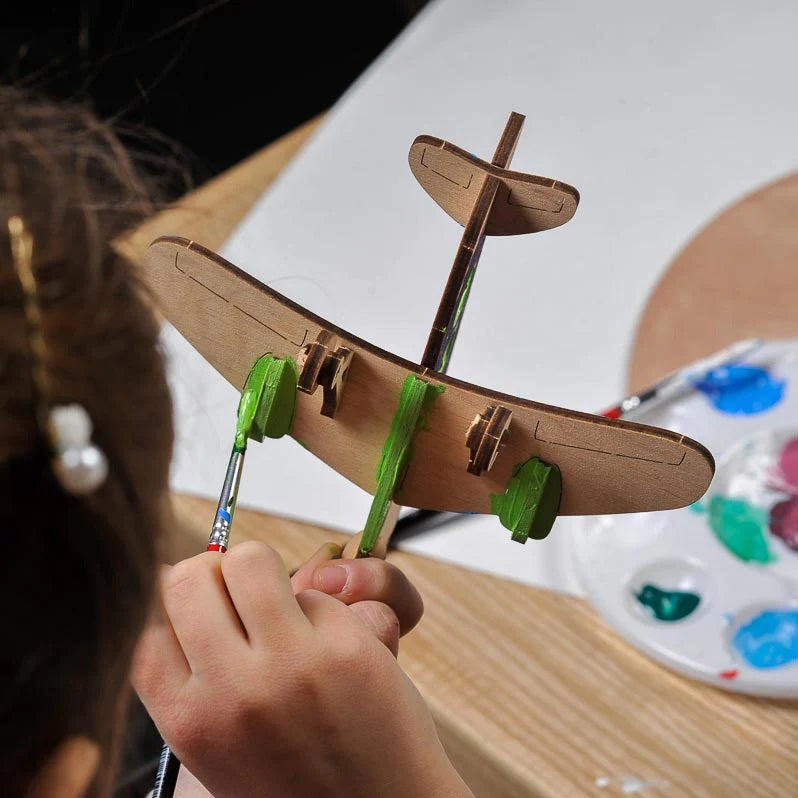 UGears 4Kids Colouring Model (Airplane) - FINAL SALE-Toys & Learning-UGears-031120 AP-babyandme.ca
