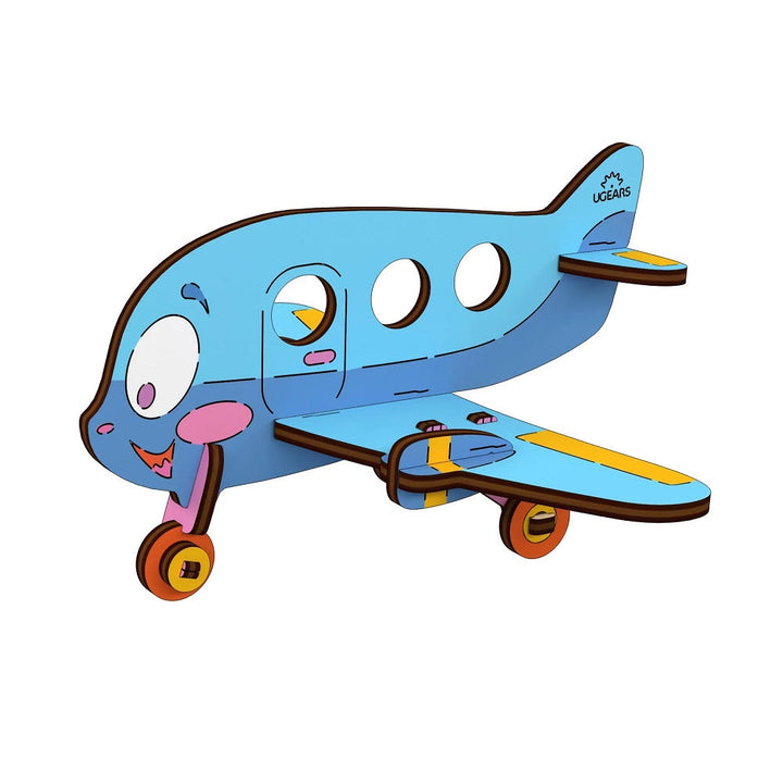 UGears 4Kids Colouring Model (Airplane) - FINAL SALE-Toys & Learning-UGears-031120 AP-babyandme.ca