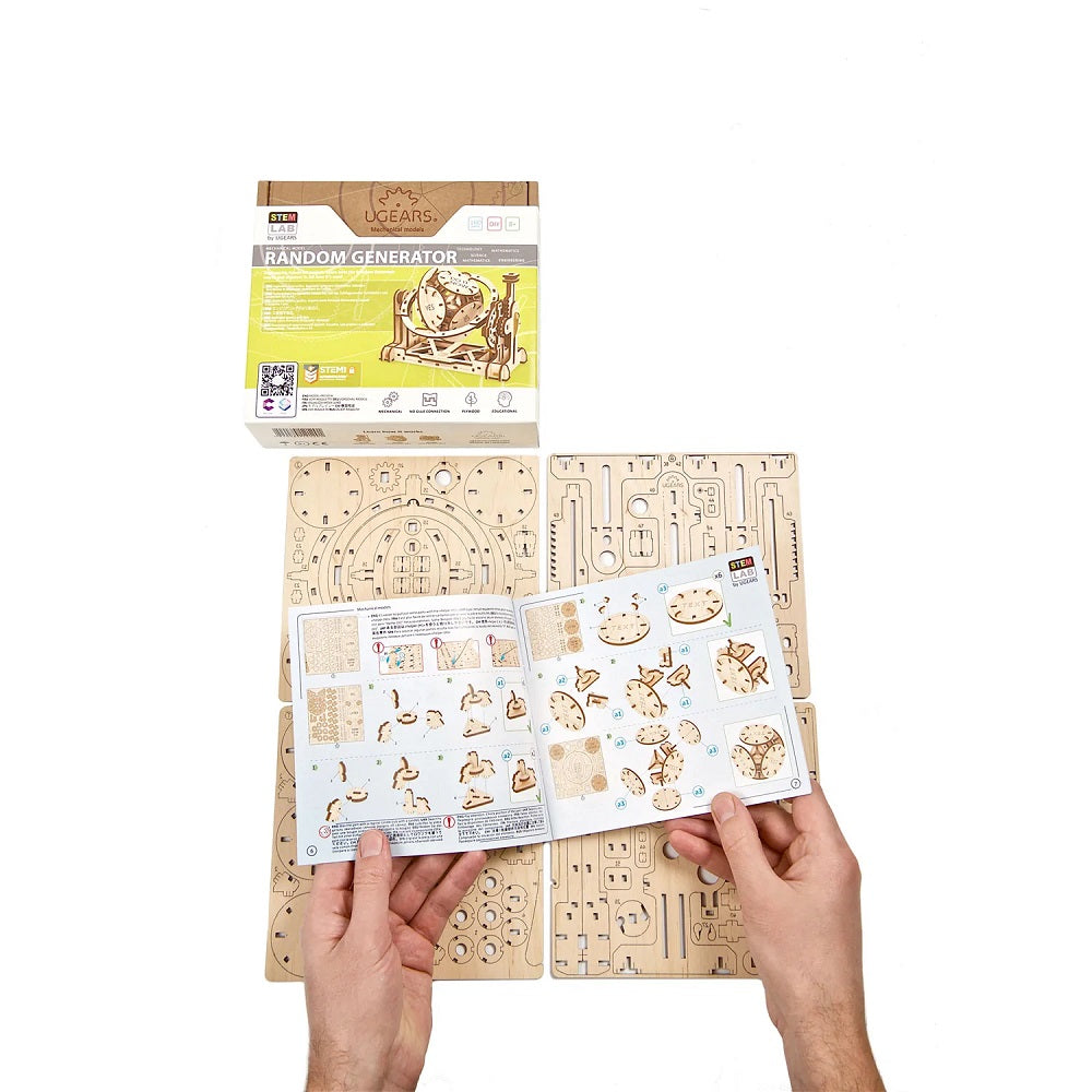UGears STEMLab Educational Mechanical Model Kit (Random Generator
