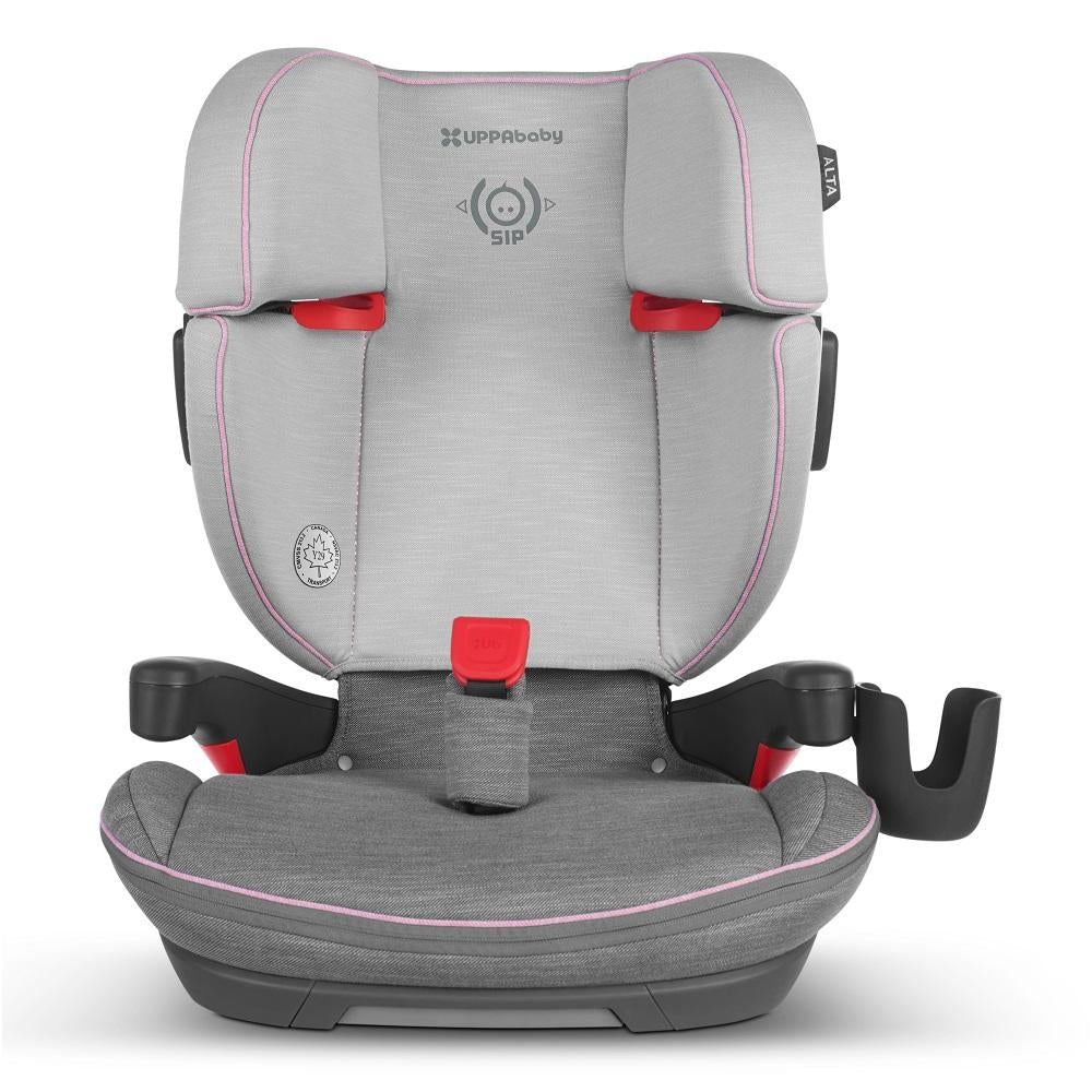 UPPAbaby Alta High Back Booster (Sasha - Grey Melange)-Gear-UPPAbaby-027795 SA-babyandme.ca