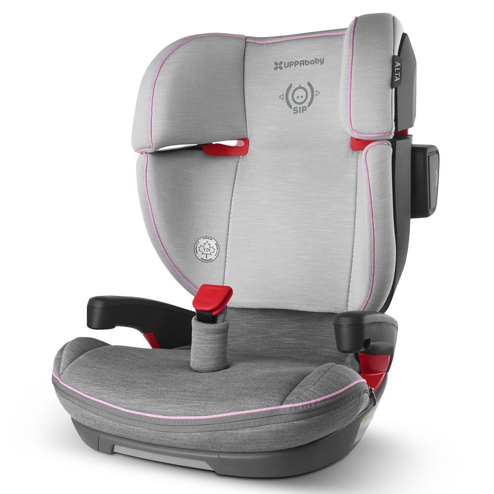 UPPAbaby Alta High Back Booster (Sasha - Grey Melange)-Gear-UPPAbaby-027795 SA-babyandme.ca