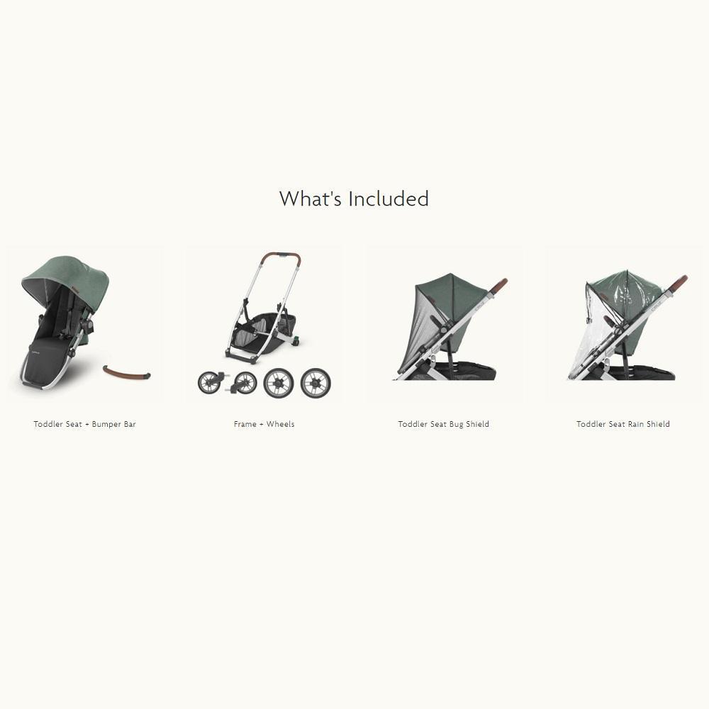 UPPAbaby Cruz V2 (Gwen - Green Melange)-Gear-UPPAbaby-027351 GW-babyandme.ca