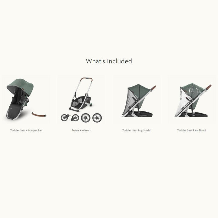 UPPAbaby Cruz V2 (Gwen - Green Melange)-Gear-UPPAbaby-027351 GW-babyandme.ca