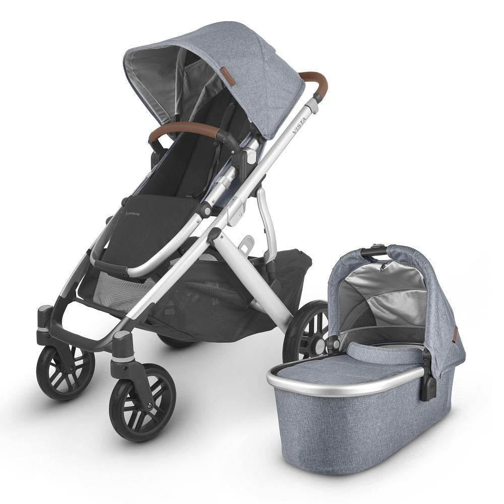 UPPAbaby Vista V2 (Gregory - Blue Melange)-Gear-UPPAbaby-027348 GG-babyandme.ca