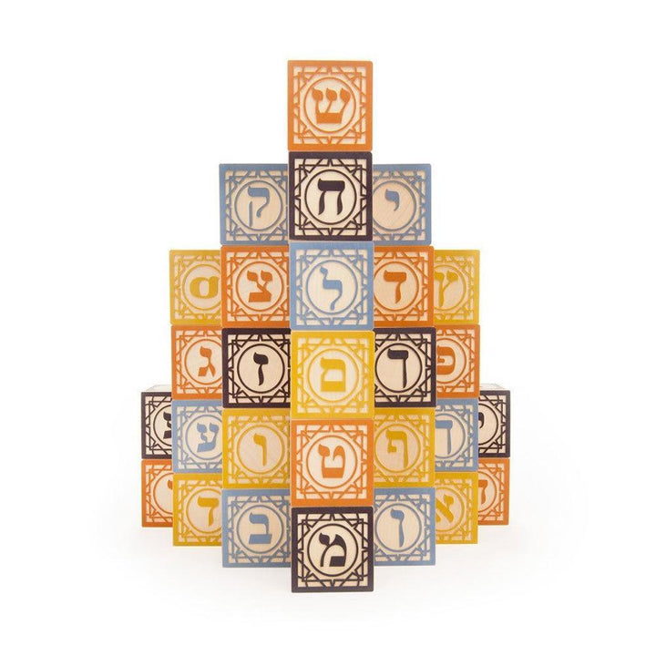 Uncle Goose Hebrew Blocks-Toys & Learning-Uncle Goose-003013 HB-27-babyandme.ca
