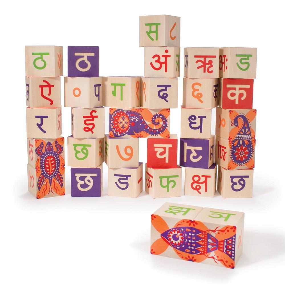 Uncle Goose Hindi Blocks-Toys & Learning-Uncle Goose-003013 HN-babyandme.ca