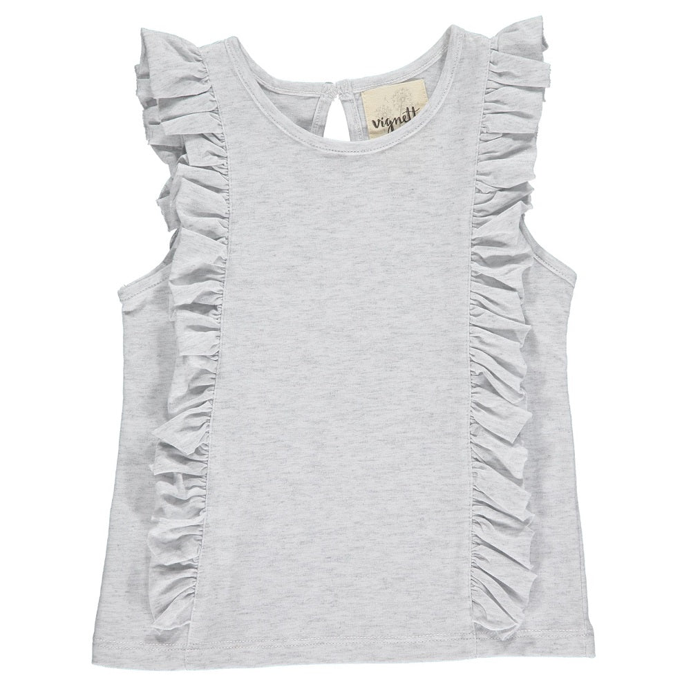 Vignette Pippin Tank (Grey)-Apparel-Vignette--babyandme.ca