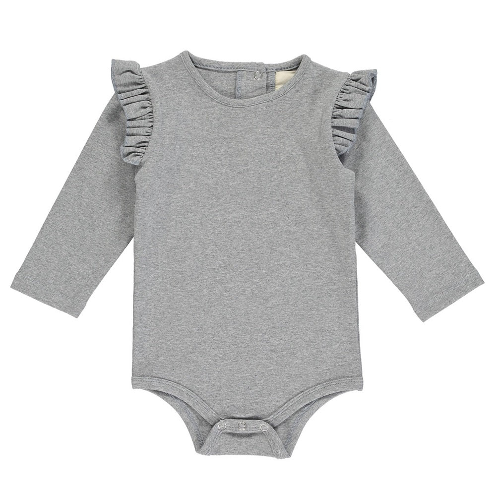 Vignette Quinn Onesie (Grey)-Apparel-Vignette--babyandme.ca