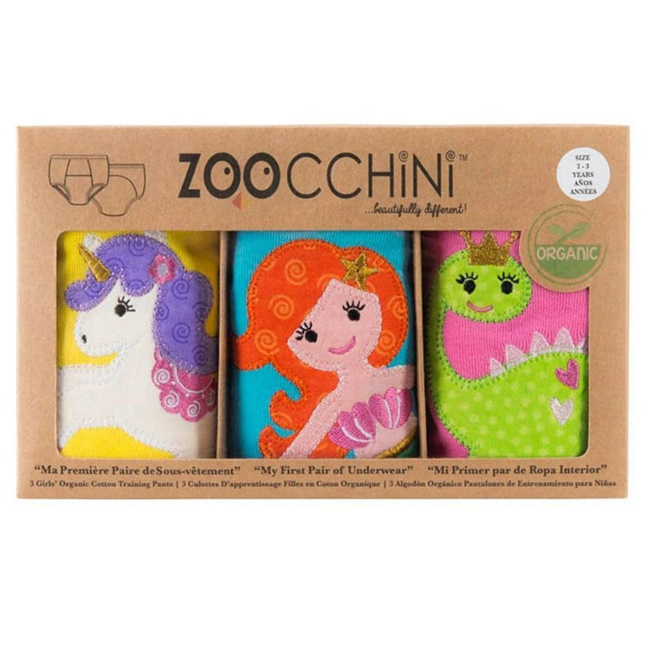 ZOOCCHINI Organic Potty Training Pants Set (Fairy Tails)-Bath-ZOOCCHINI--babyandme.ca