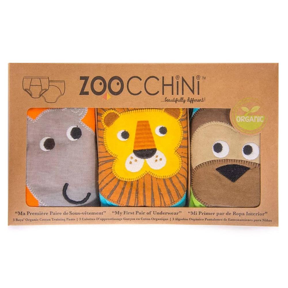 ZOOCCHINI Organic Potty Training Pants Set (Safari Friends)-Bath-ZOOCCHINI--babyandme.ca