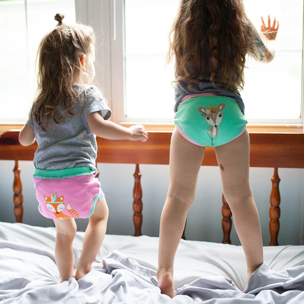 ZOOCCHINI Organic Potty Training Pants Set (Woodland Princesses)-Bath-ZOOCCHINI--babyandme.ca